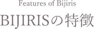 BIJIRISの特徴