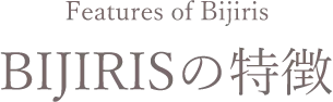 BIJIRISの特徴